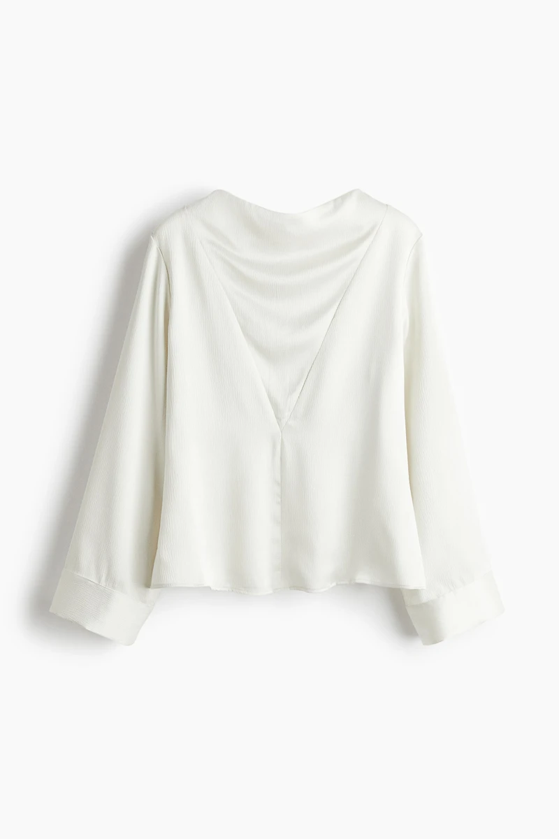 Cowl-Neck Blouse
