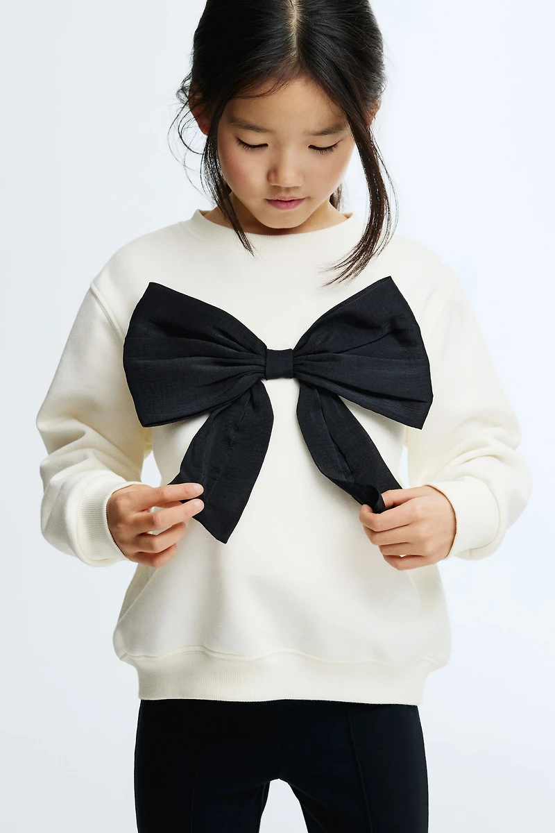 Bow-Detail Sweatshirt