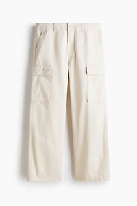 Relaxed-Fit Cotton Cargo Pants
