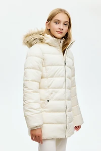 Veste matelassée à capuchon