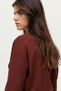 Haut à manches longues en coton