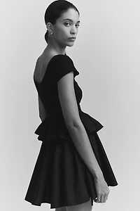 Ponte Bubble-Hem Top