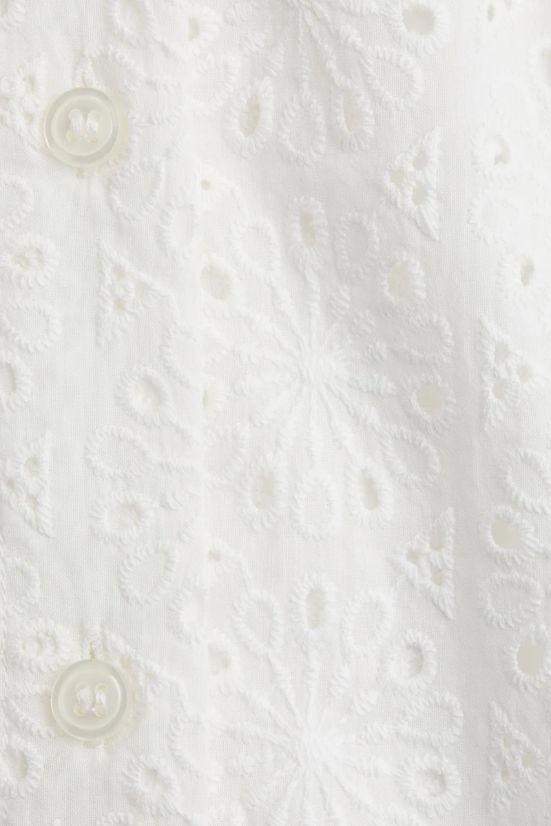 Eyelet Embroidered Shirt