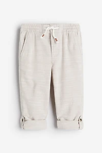Loose Fit Roll-up Pants