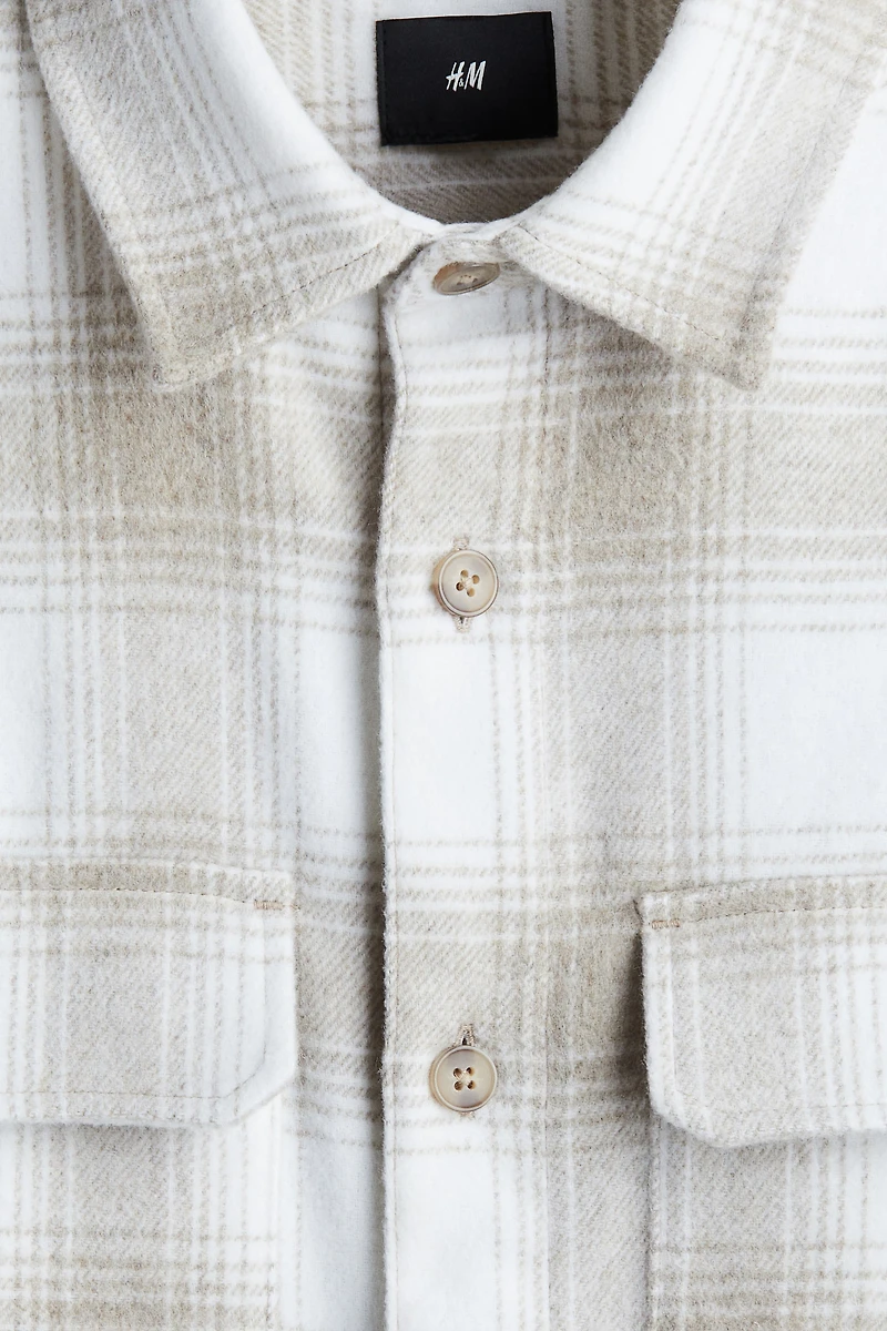 Surchemise classique en flanelle