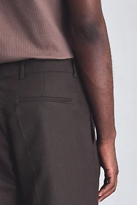 Pantalon habillé décontracté en lin mélangé