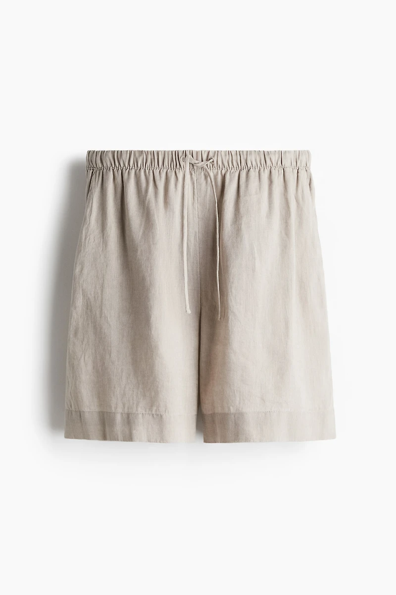Linen Bermuda Shorts