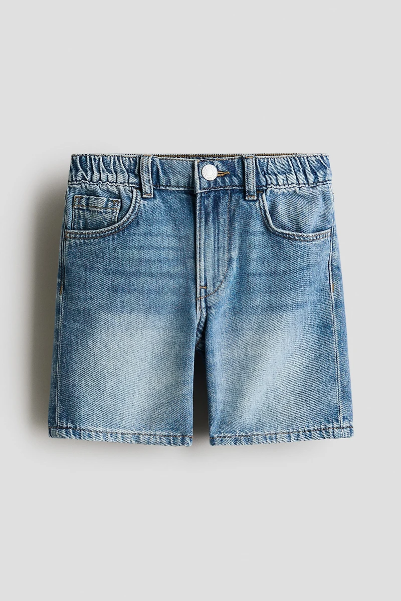 Short ample en denim