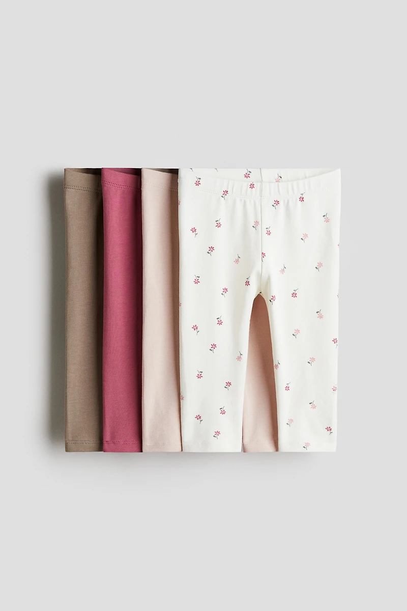 4-pack Cotton Jersey Leggings