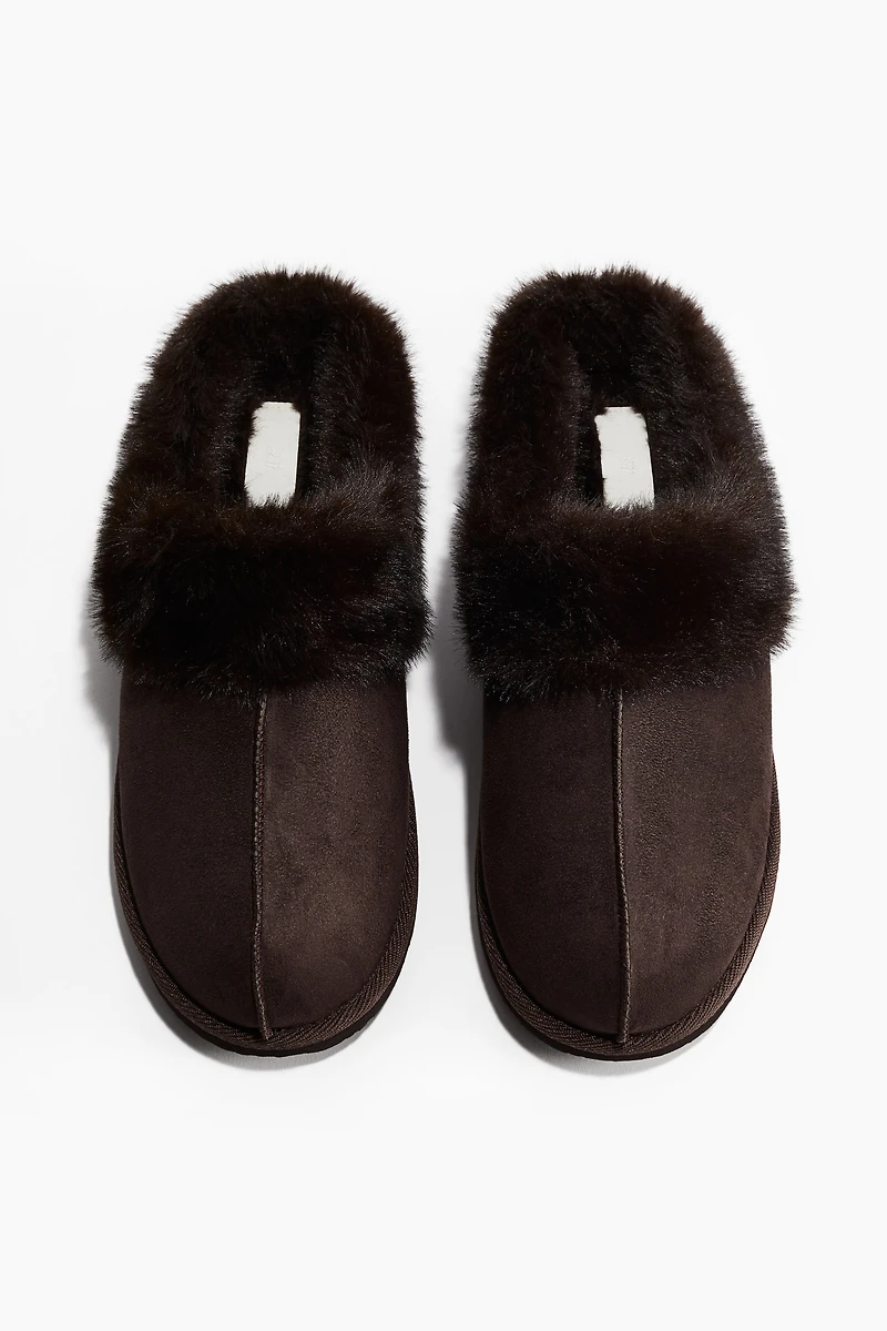 Warm-lined Slippers