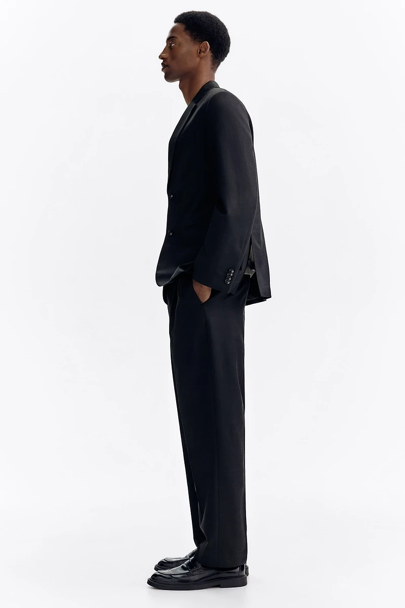 Veste classique à fermeture droite