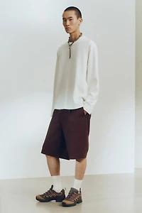 T-shirt à manches longues ample en coton