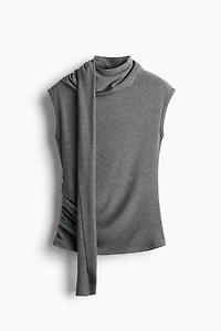 Top with Scarf Collar