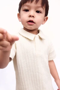 2-Piece Polo Shirt and Shorts Set