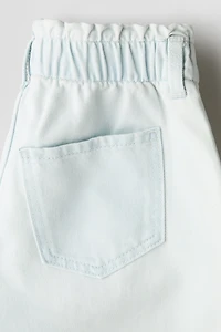 Short droit en denim