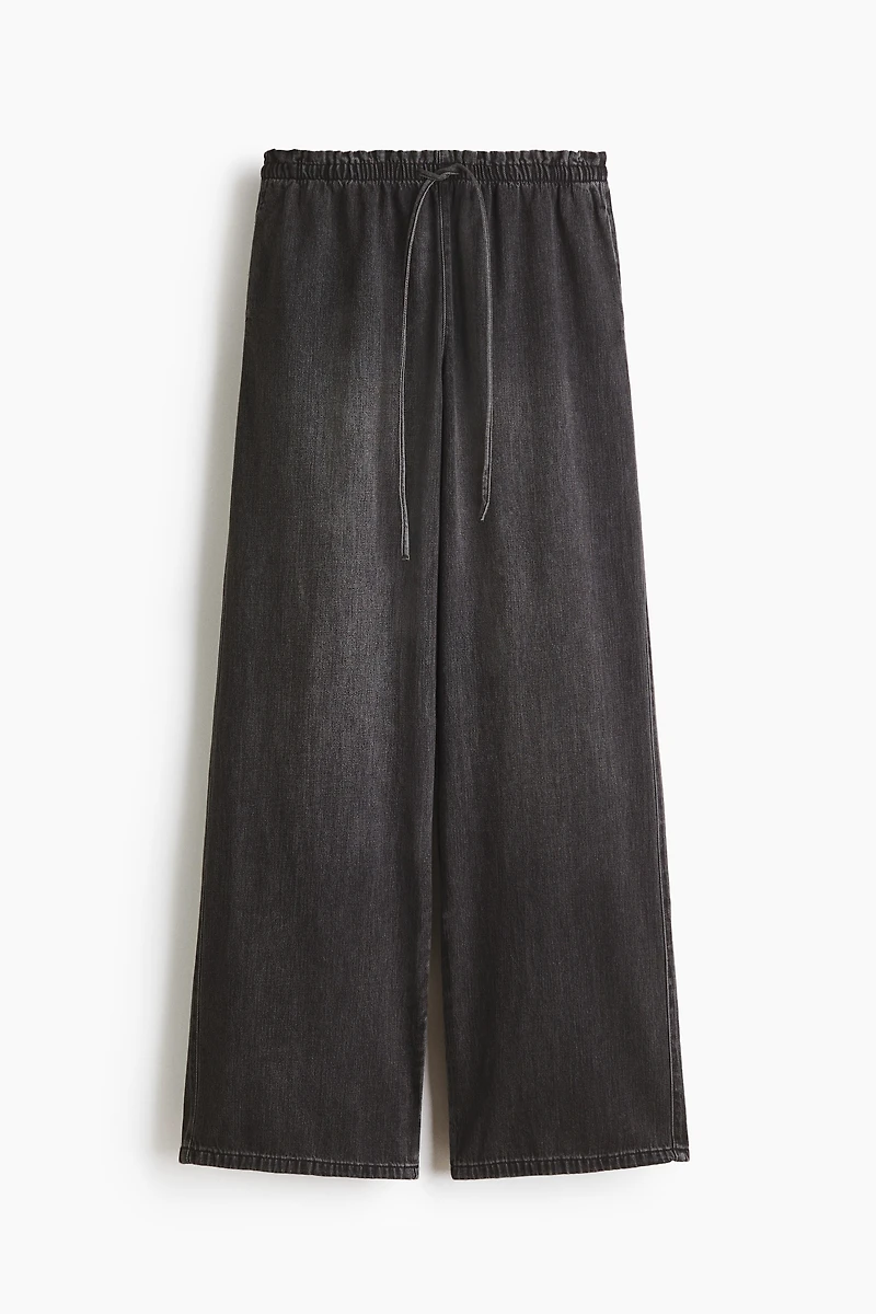 Denim Pull-On Pants