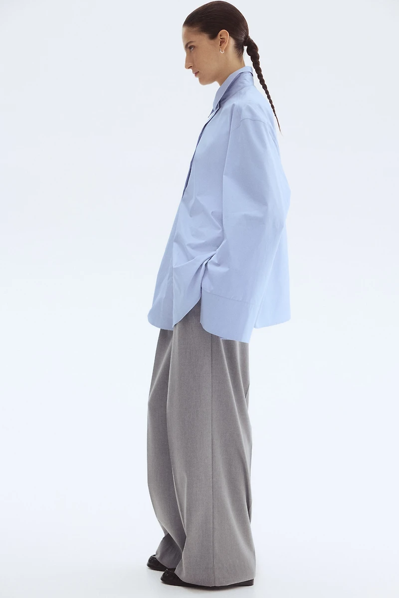 Wide-Leg Dress Pants