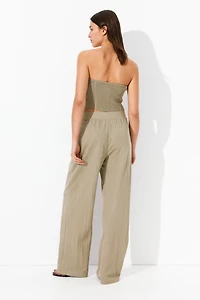 Pantalon habillé avec taille haute