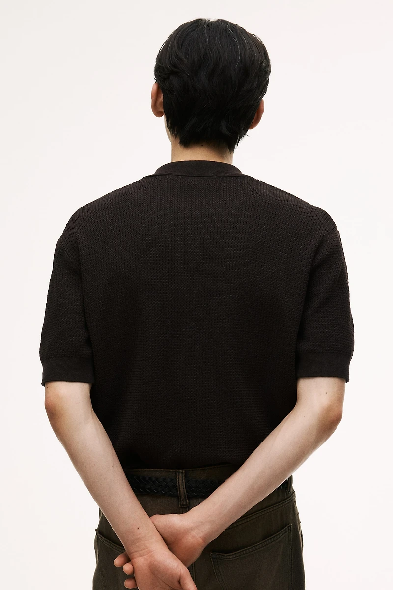Regular Fit Knitted polo shirt