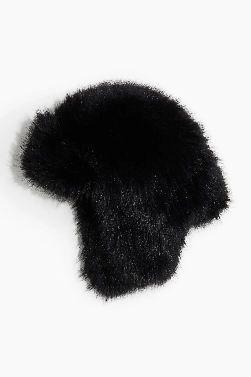 Fluffy Earflap Hat