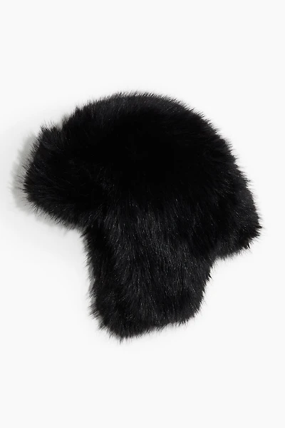 Fluffy Earflap Hat