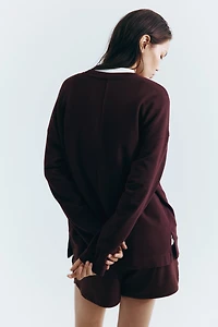 Chandail en molleton délavé