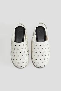 Studded Slingbacks
