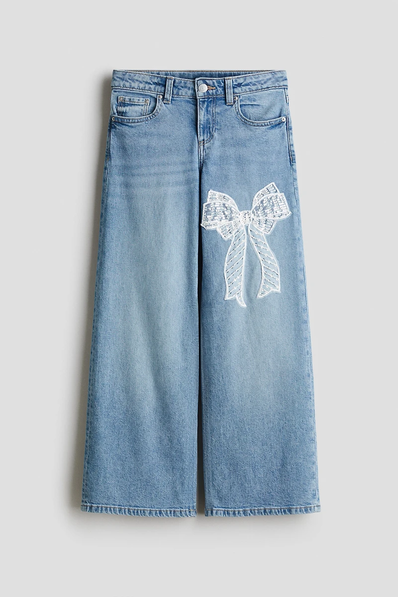 Jean large décontracté