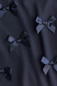 Bow-Detail Cotton T-Shirt