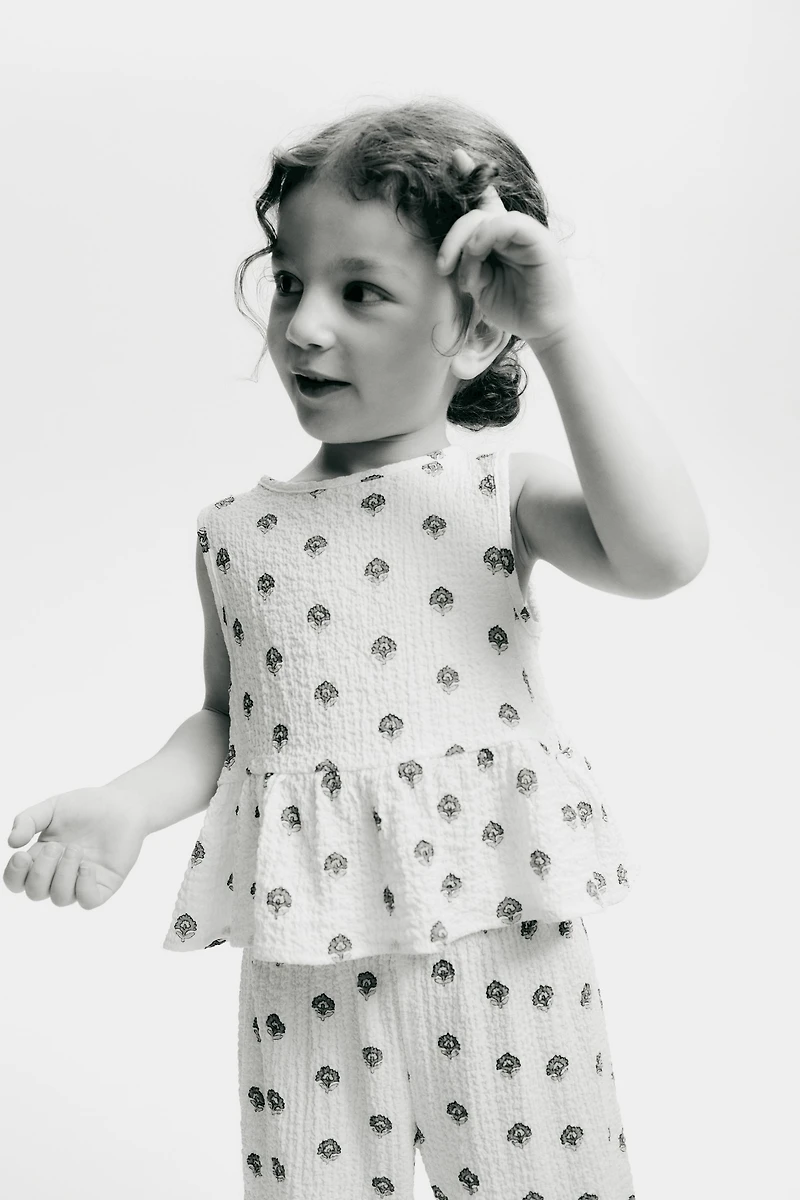 2-Piece Crinkled Jersey Set