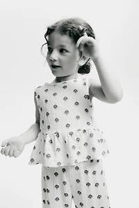 2-Piece Crinkled Jersey Set