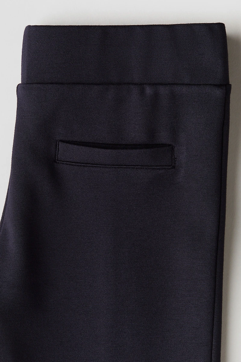 Pantalon évasé en jersey