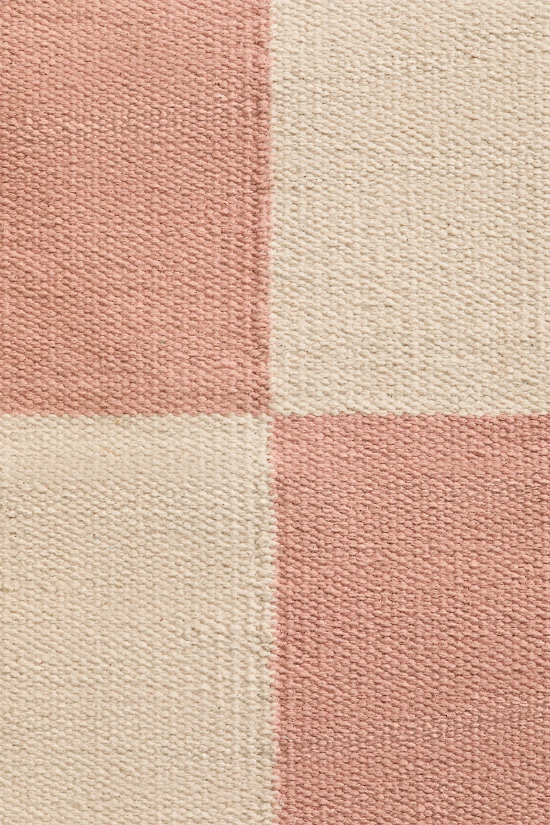 Checked Cotton Rug