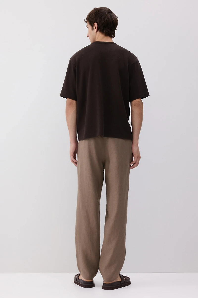 Regular-Fit Linen Pants