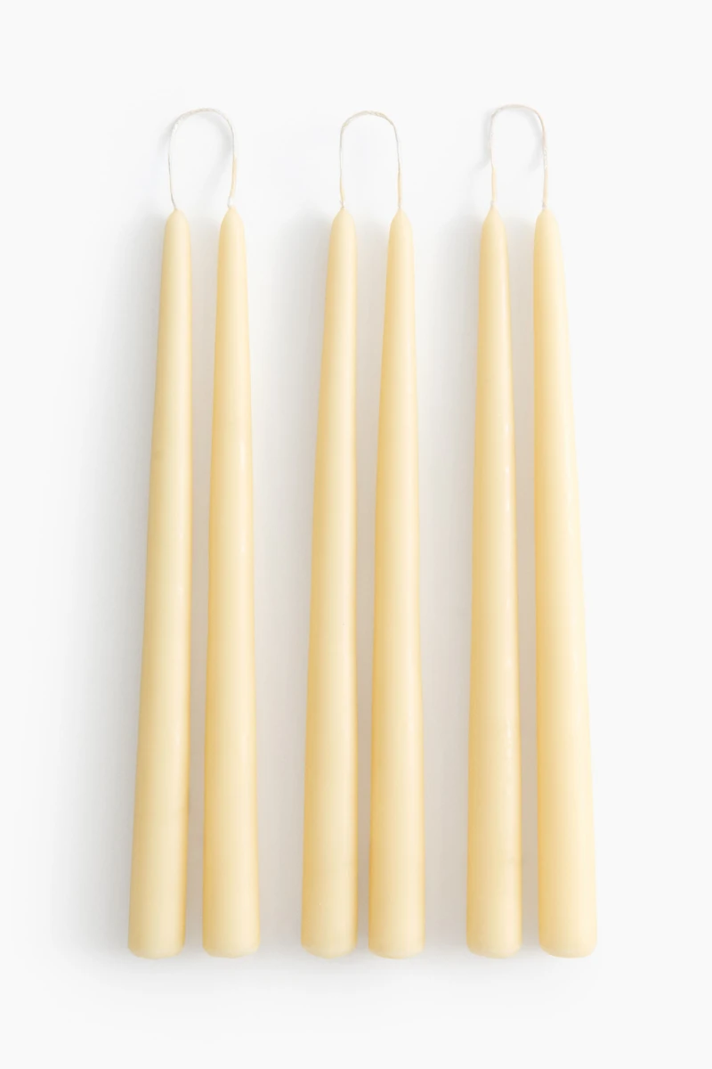 6-pack Taper Candles