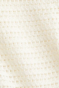 Pointelle-knit shorts