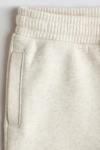 Wide Brushed-Inside Joggers