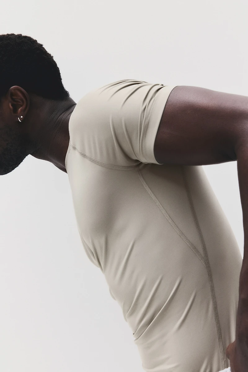 Compression-Fit Sports T-Shirt with DryMove™