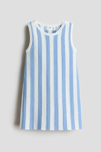 Robe texturée en coton