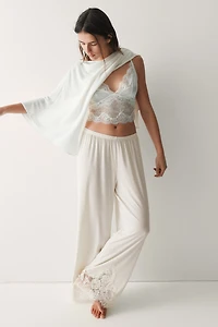 Pantalon de pyjama avec dentelle