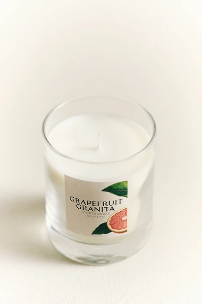 Bougie parfumée dans un pot en verre