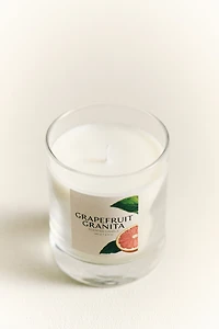 Bougie parfumée dans un pot en verre