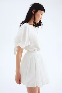 Puff-Sleeved Blouse
