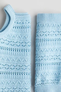 2-Piece Pattern-Knit Set
