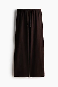 Textured Jersey Drawstring Pants