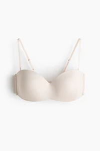 Padded Microfiber Bandeau Bra