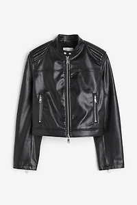 Veste de style motard