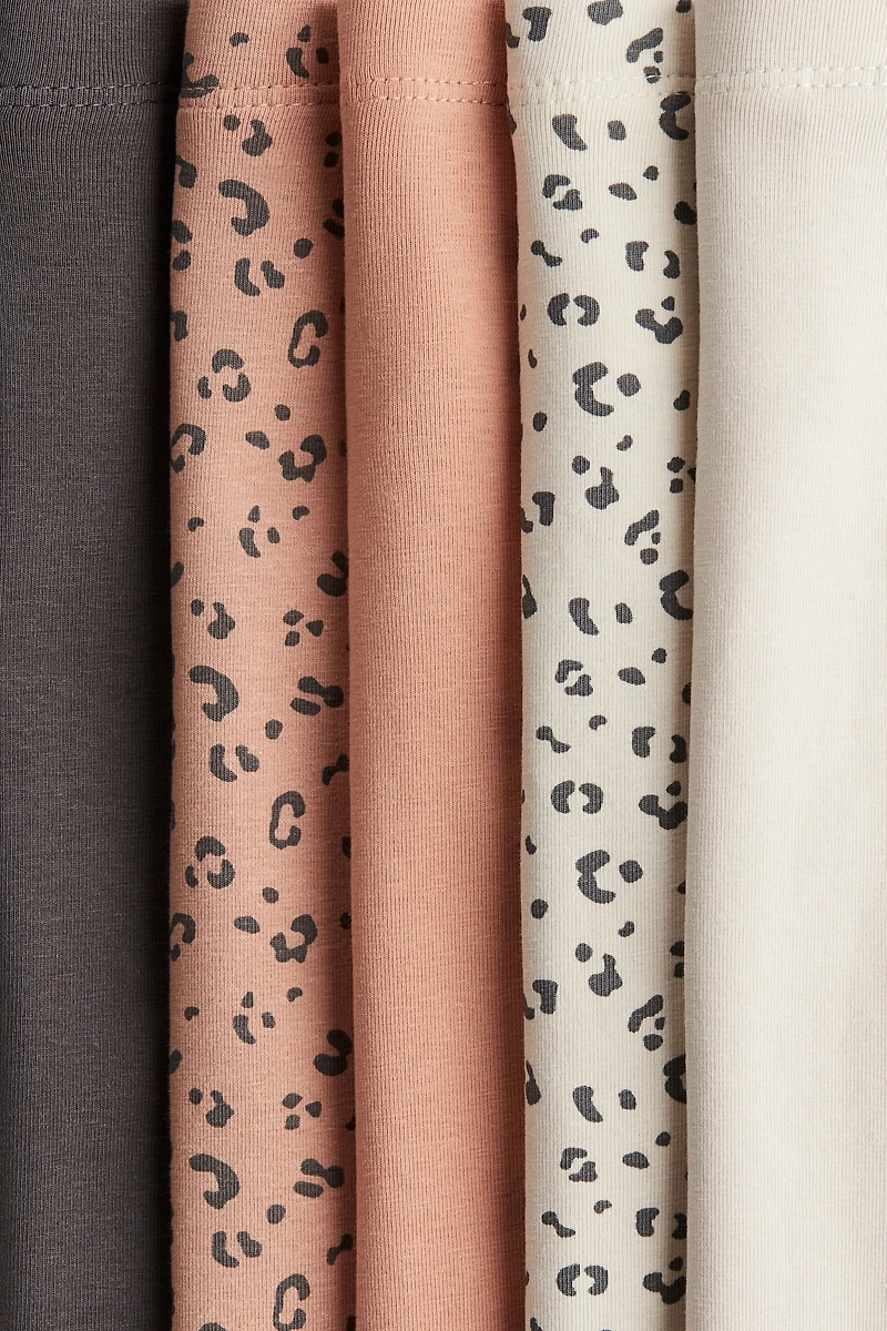 5-pack Cotton Capri Leggings