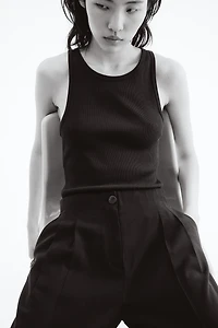 Wide-Leg Ankle-Length Pants