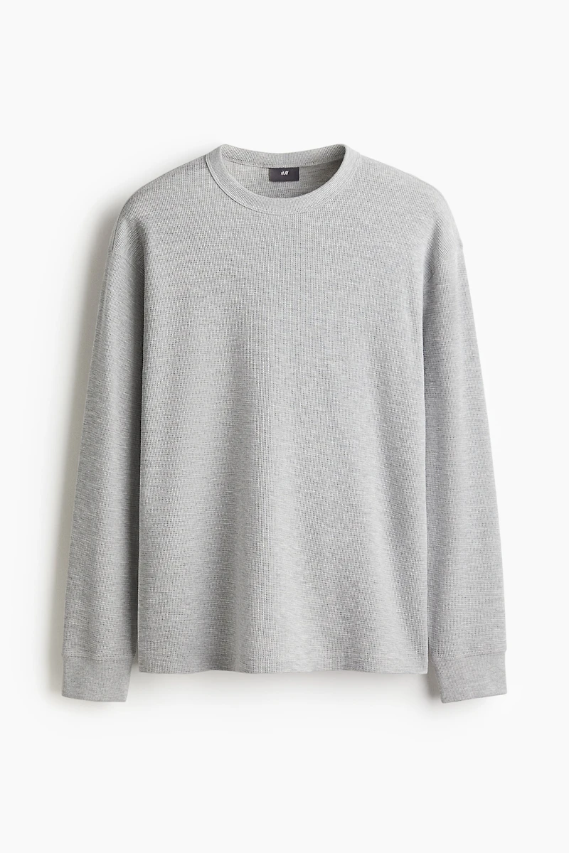 T-shirt et pantalon de pyjama en coton gaufré